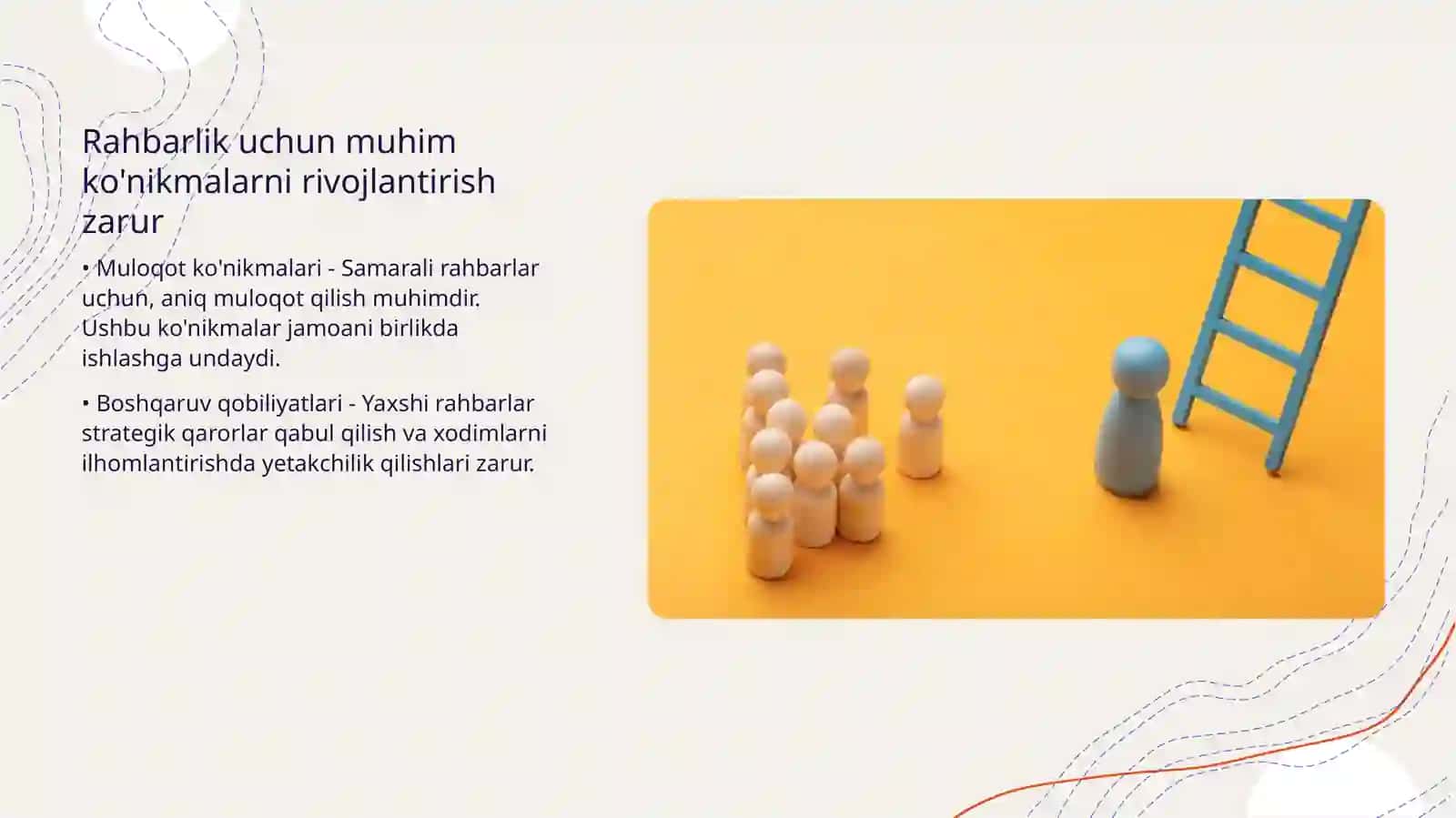 Liderlik va rahbarlik. 4