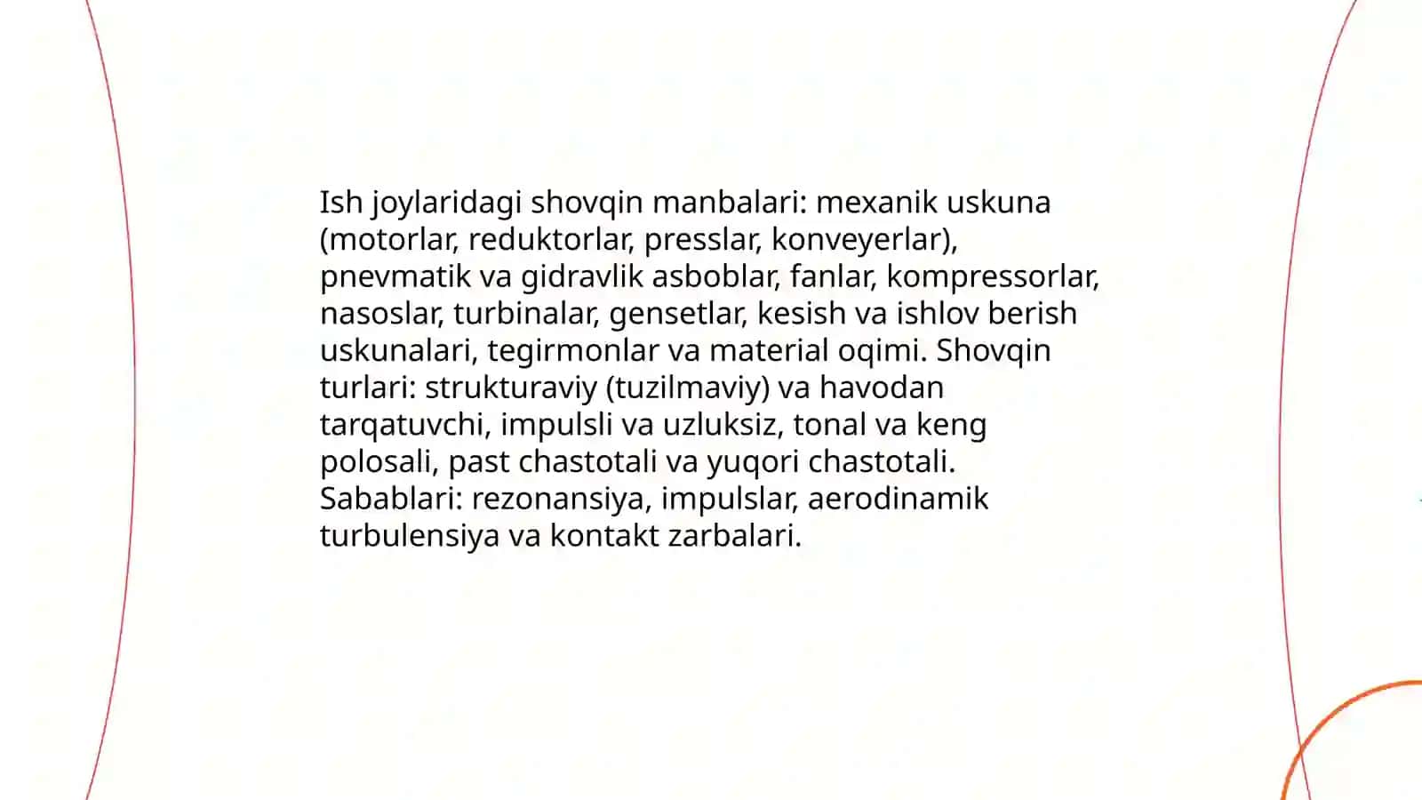 Sanoat korxonalarida akustika asoslari 4