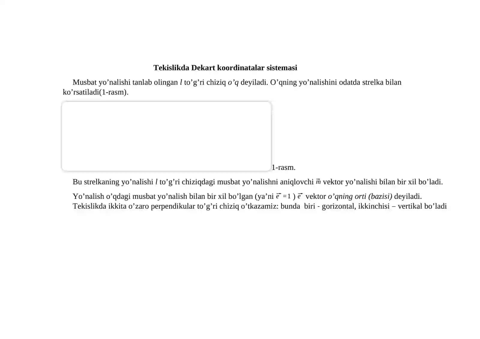 Tekislikda koordinatalar metodi 4