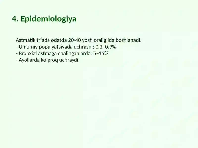 Astmatik triada 4