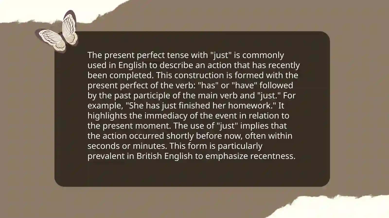 Present perfect 4