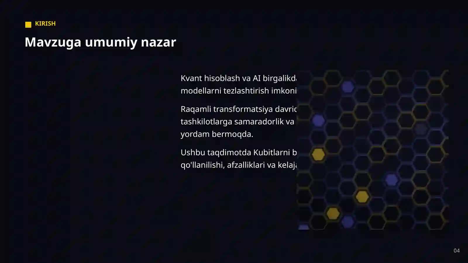 KVANT HISOBLASH VA AI 4