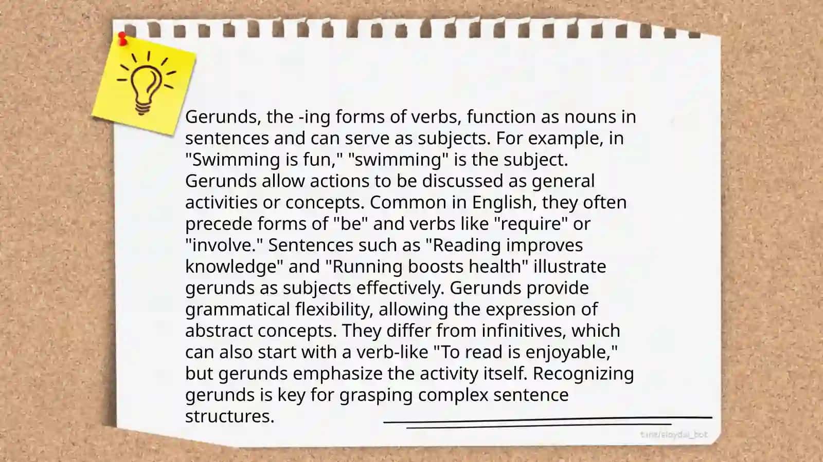 Infinitive and gerund 4