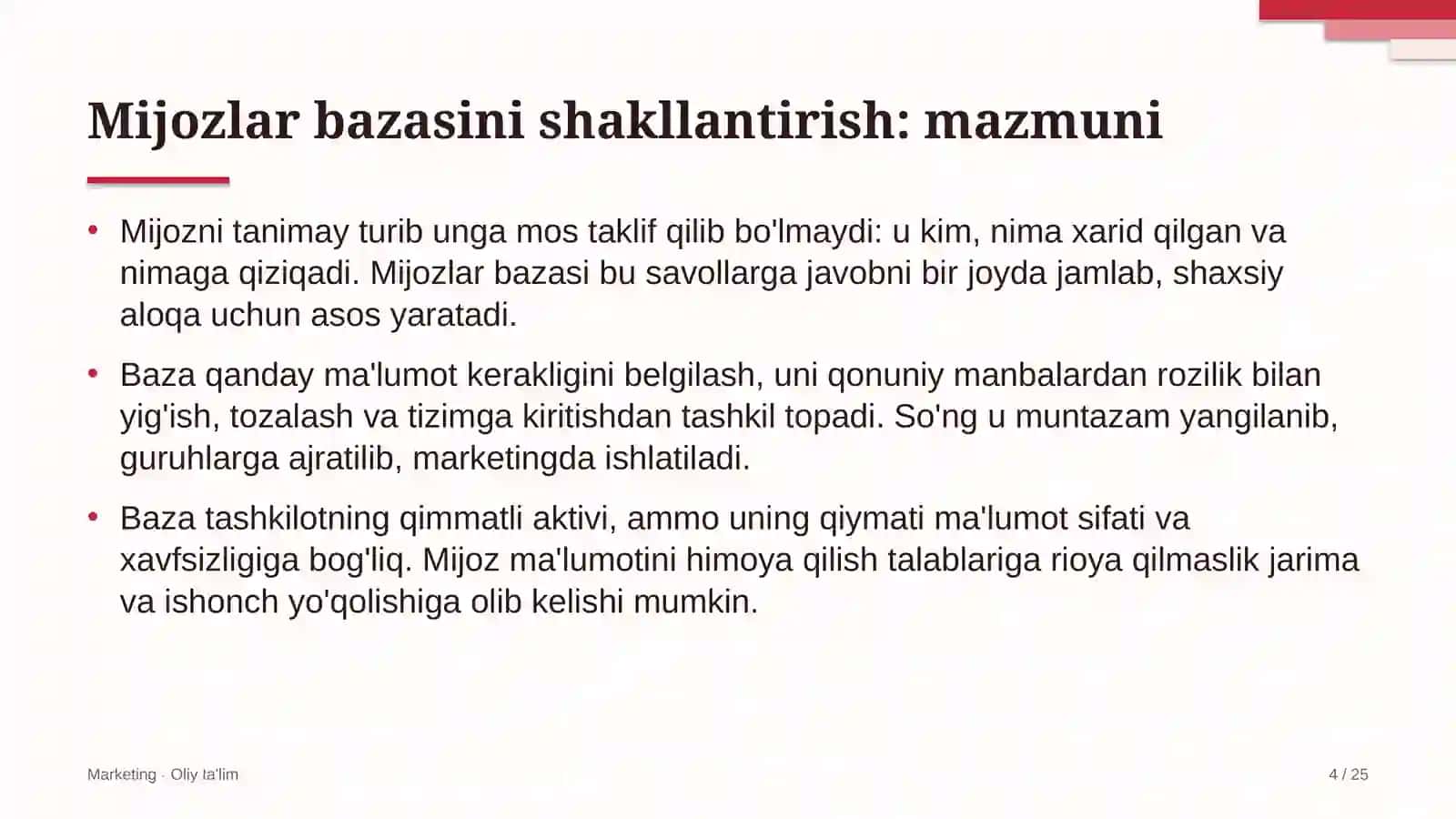 Internet-nashrlarda mijozlar bazasini shakllantirish 4