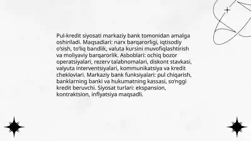 Moliya tizimi 4