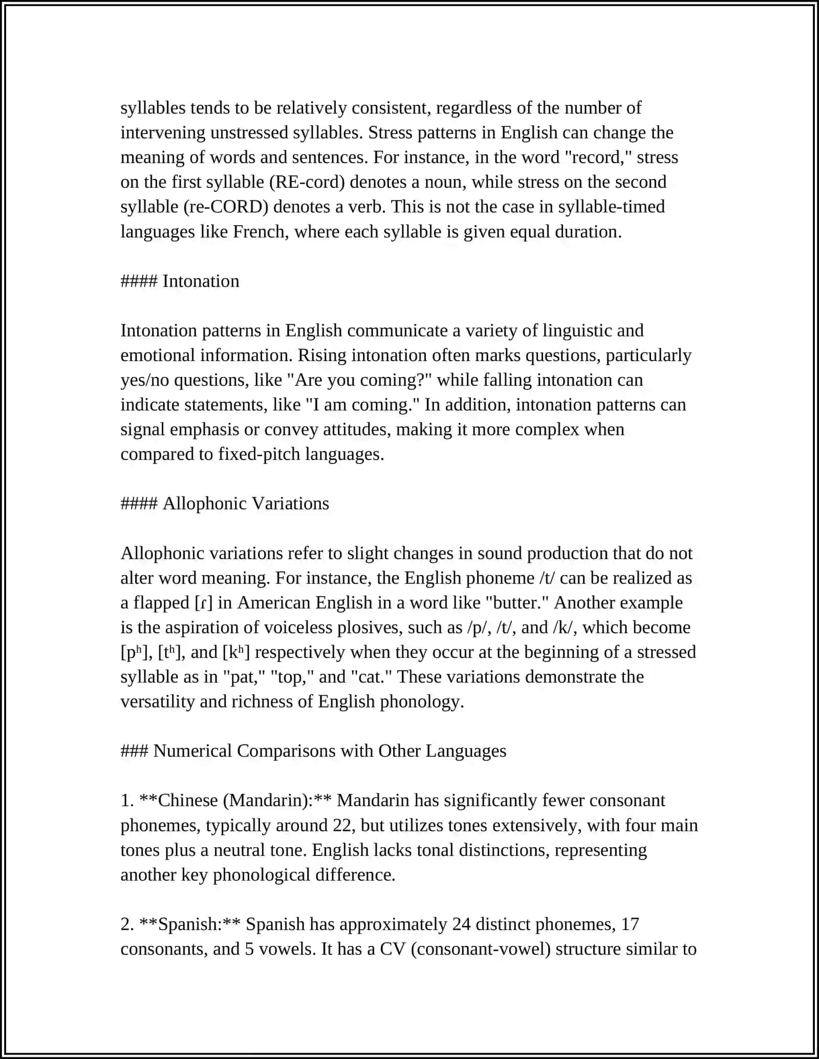 COMPARATIVE TYPOLOGY 4