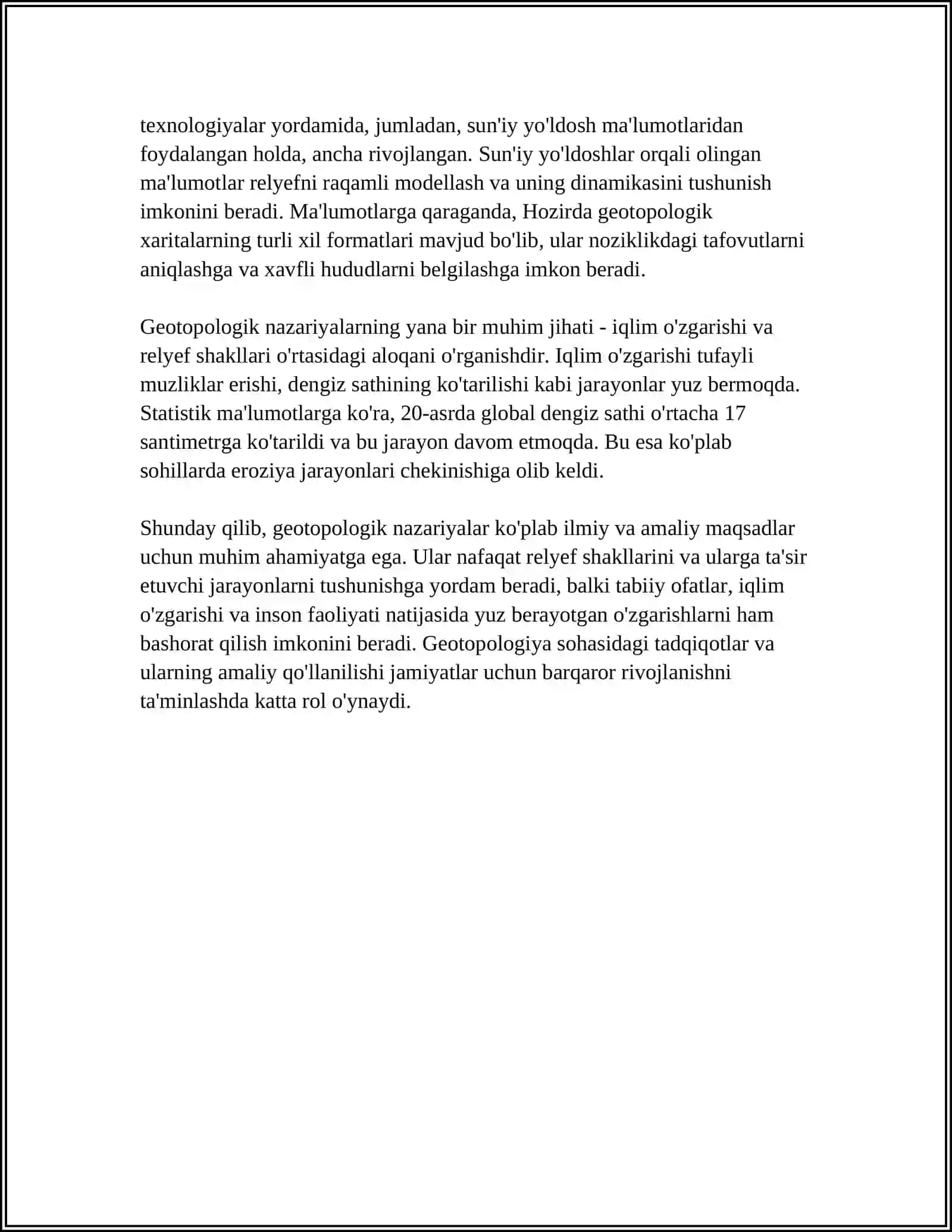 GEOTOPOLOGIYANING OBYEKTI 4