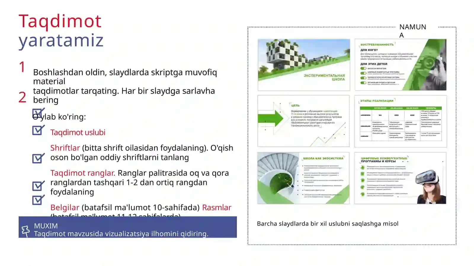 [POWER POINT] Taqdimot tayorlash tizimi 4