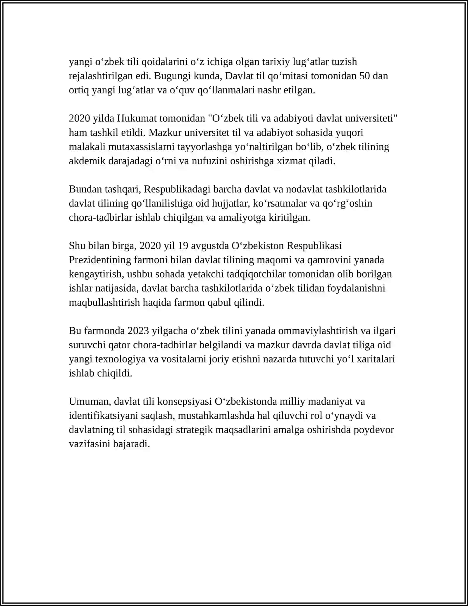 DAVLAT TILIDA ISH YURITISH ASOSLARI 4