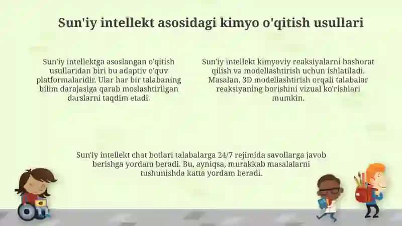 Kimyo ta'limida sun'iy intelekt 4