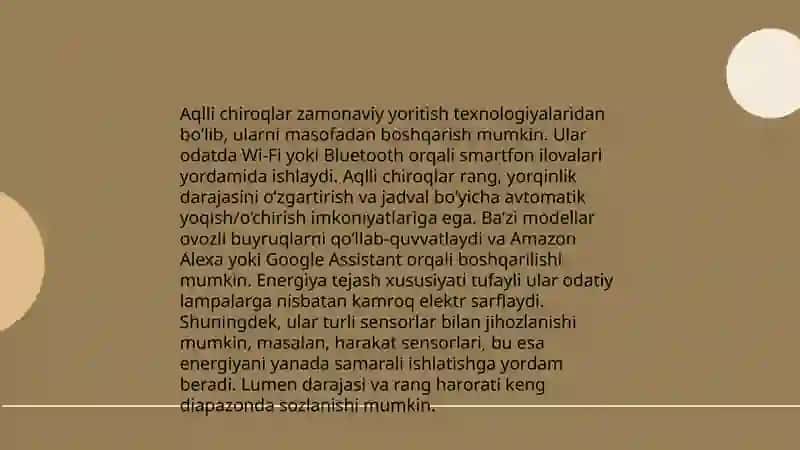Aqilli chirog' 4