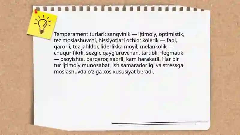 Temperament 4