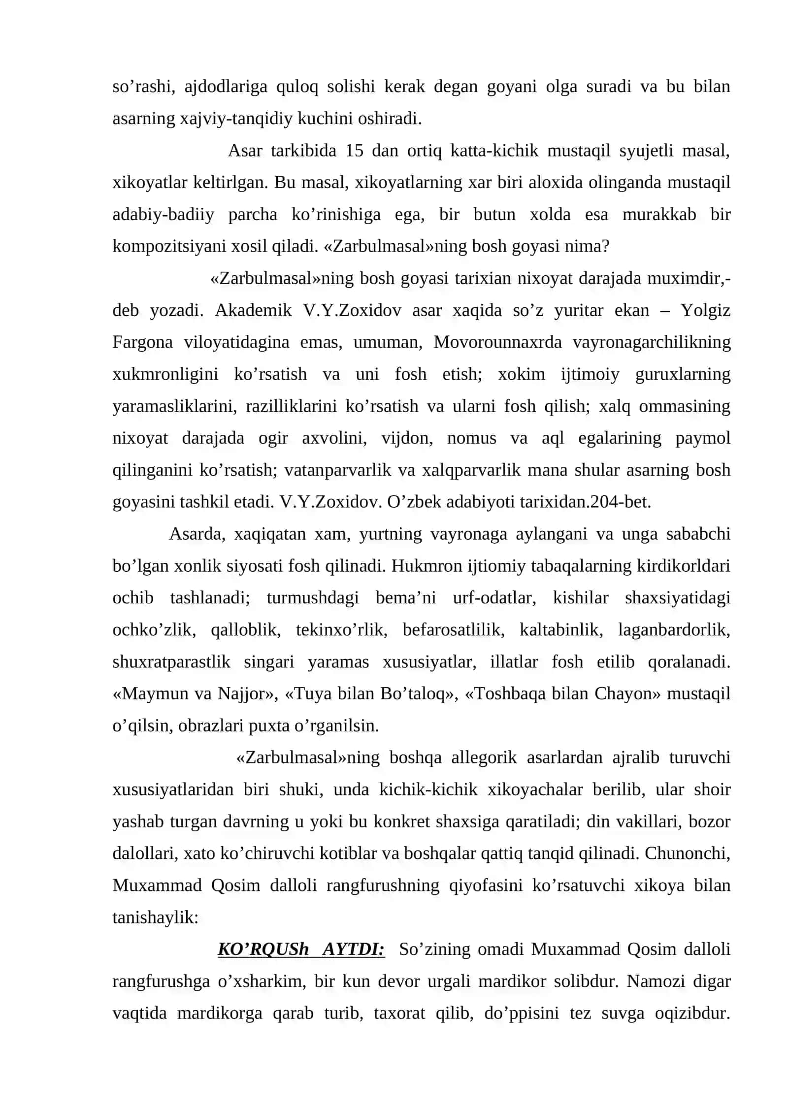 Zarbulmasal 4