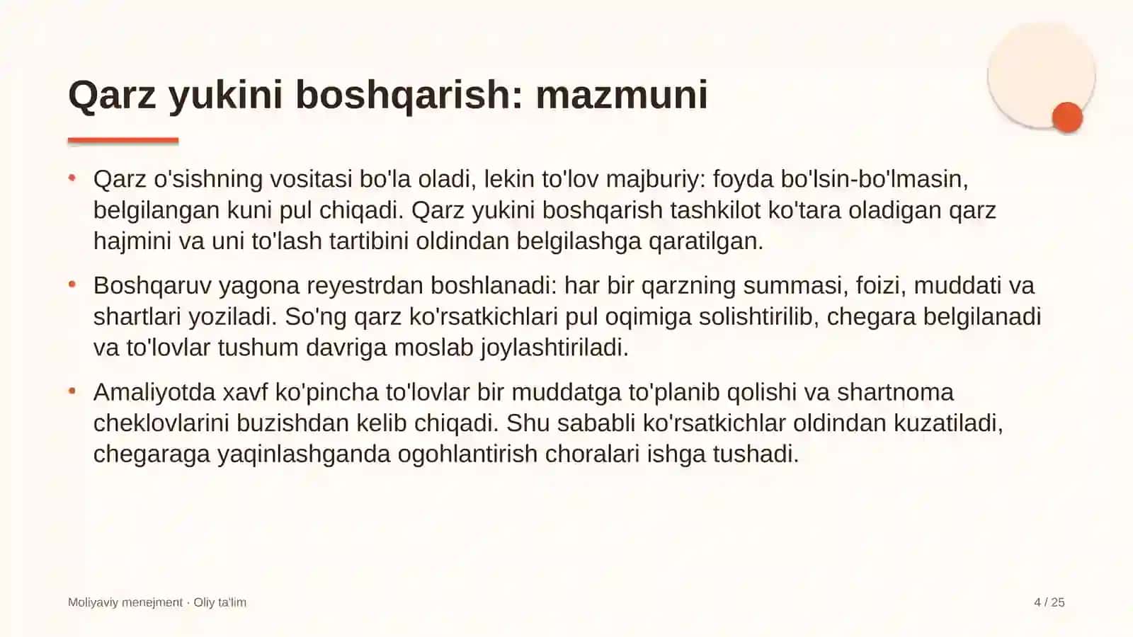 asalarichilikda qarz yukini boshqarish 4014 4