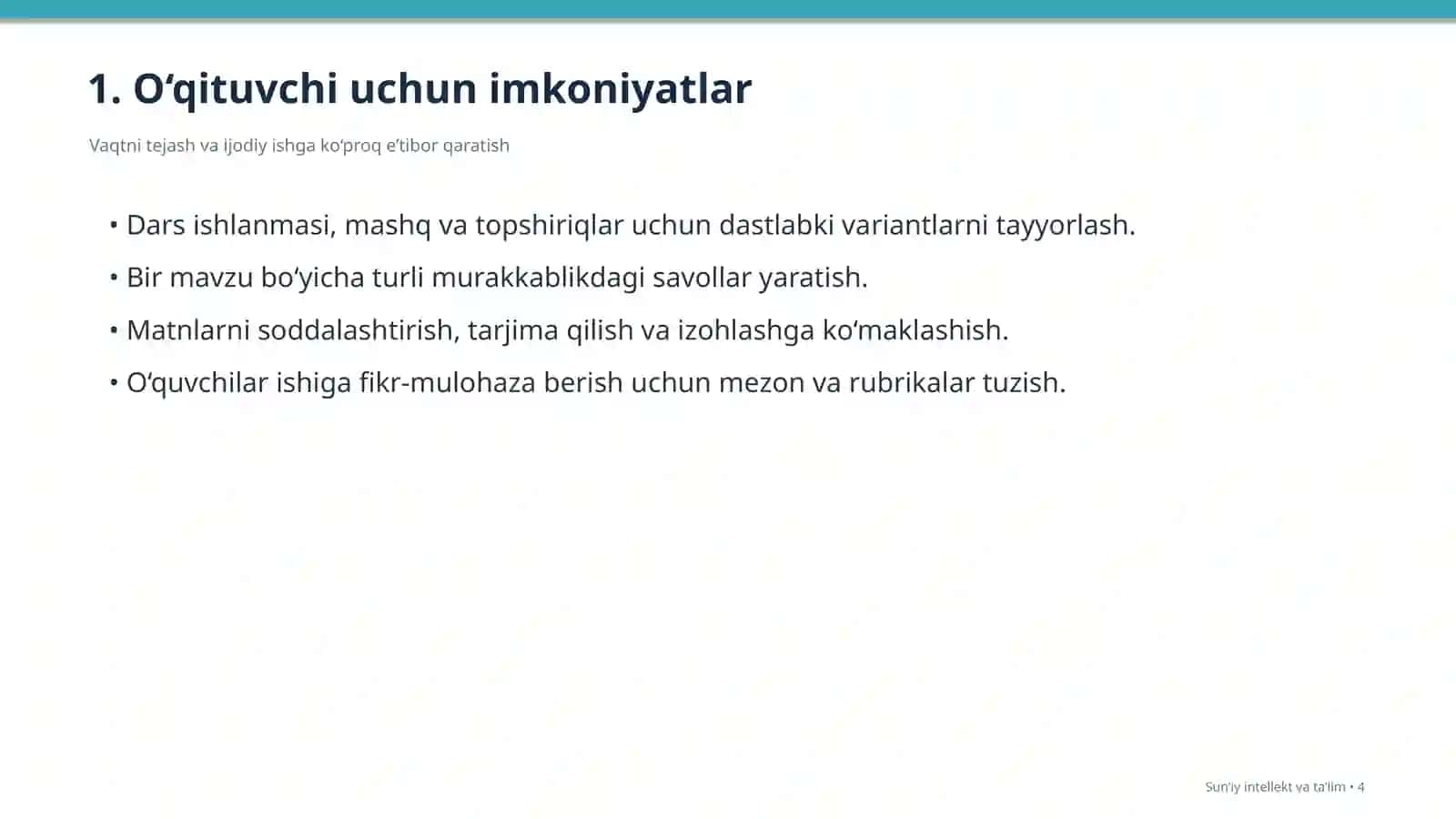 Informatika va AT mavzusida taqdimot 4