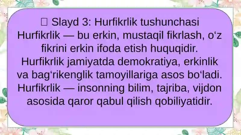 Din va hurfikrlik 4