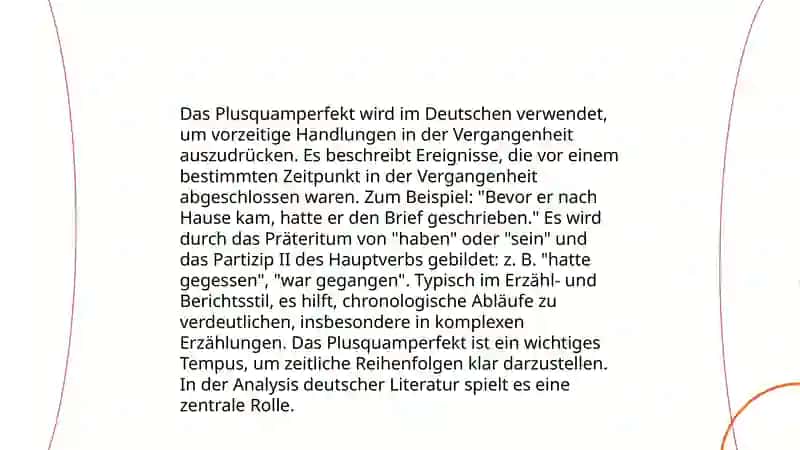 Plusquamperfekt 4