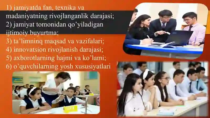 Ta'lim mazmuni 4