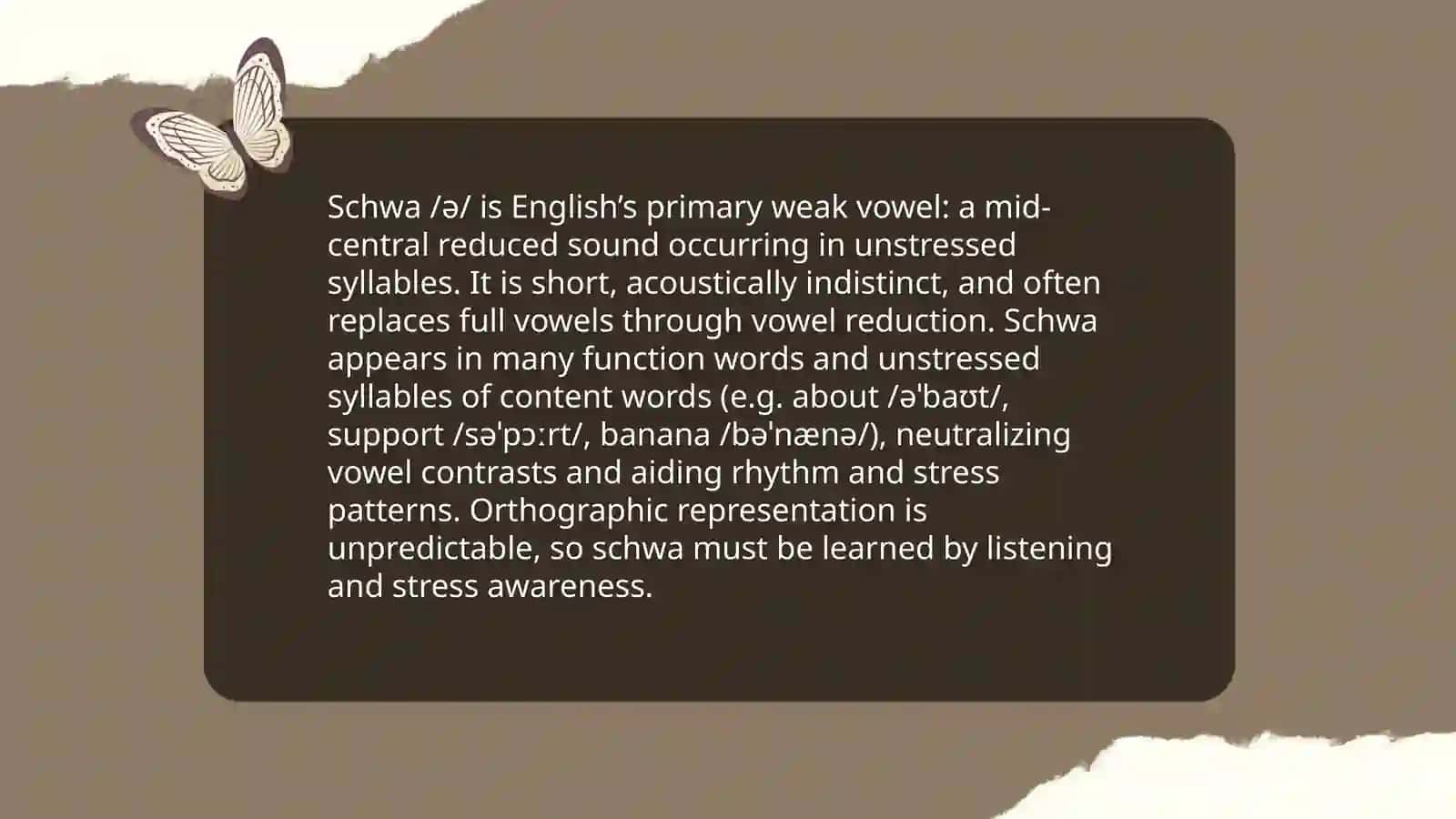 Strong and weak vowels 4