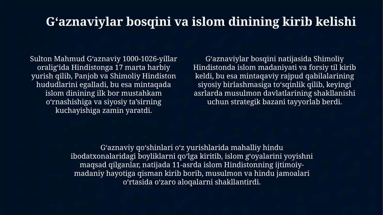V-XI asrlarda Hindiston 4