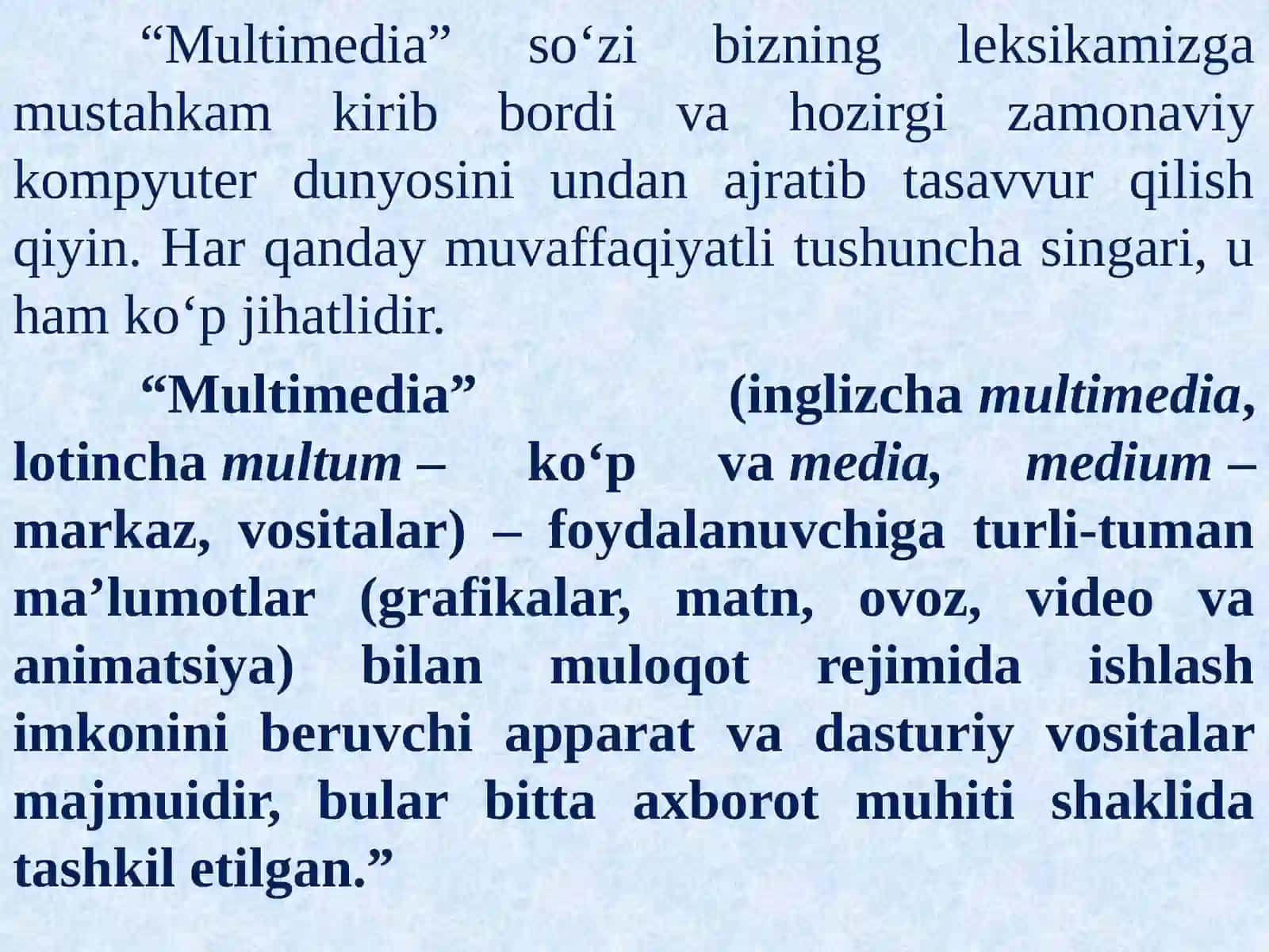 Multimediyatushunchasi 4