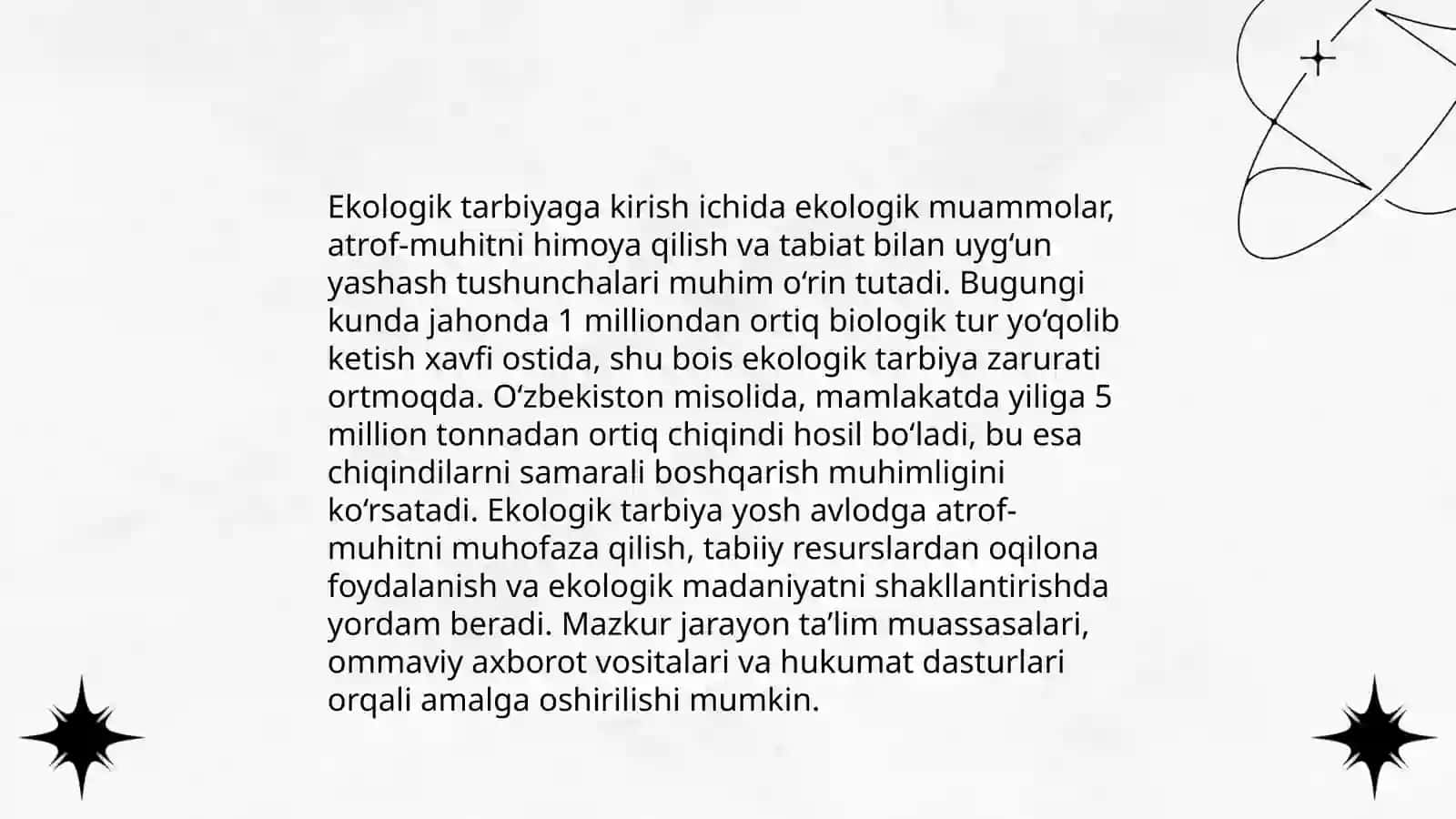 Estetik va ekologik tarbiya 4