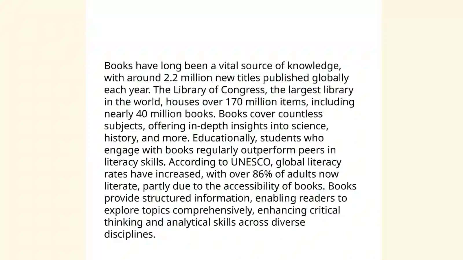 Books in our life 4