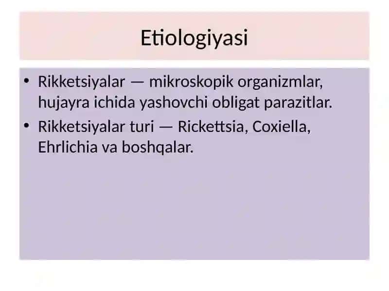 Rikketsiozlar 4