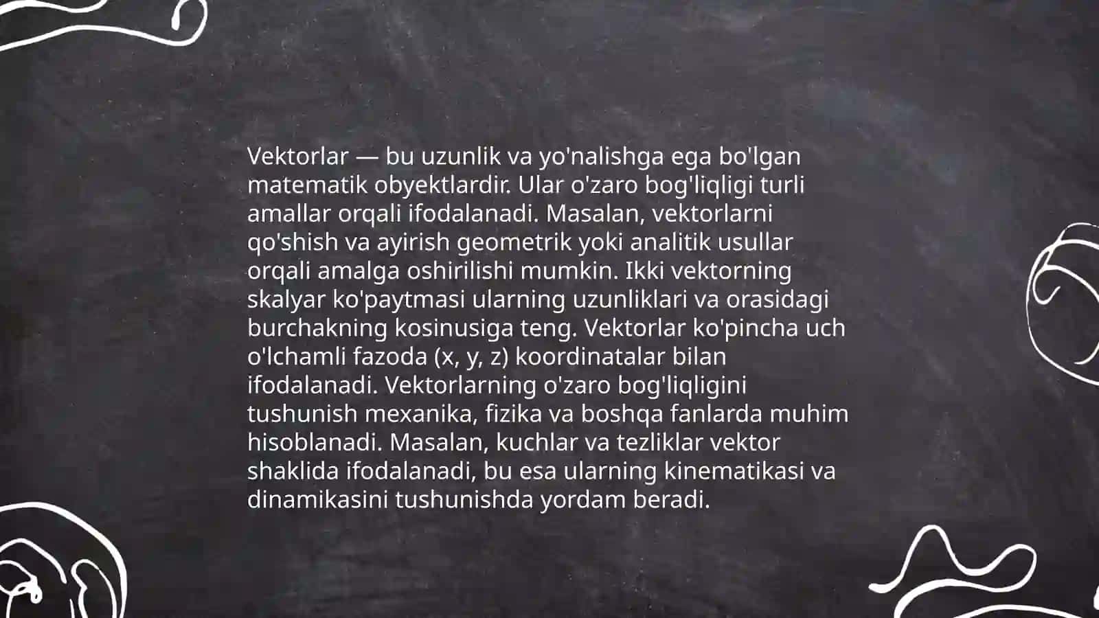 Tekislikning geometriyasi 4