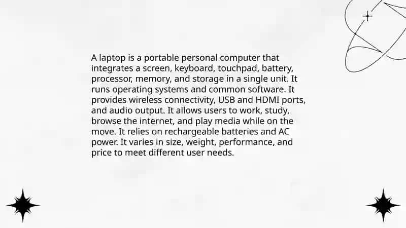 Power point presentation on "IT products" and present simple 4