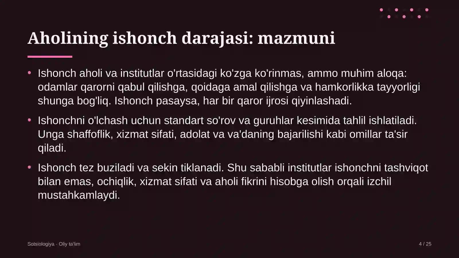 franchayzing tarmoqlarida aholining ishonch darajasi 1326 4