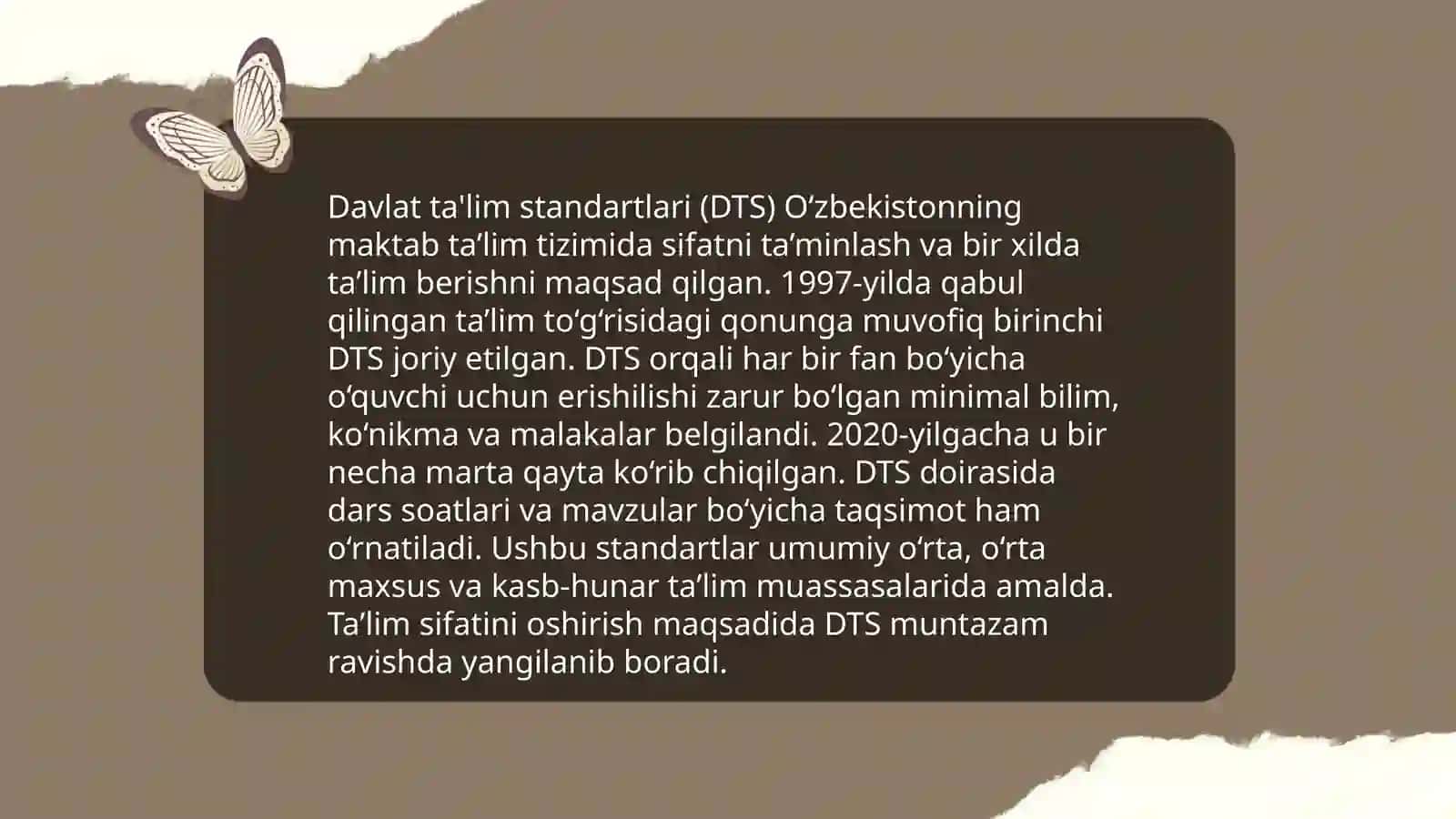 Ta'lim to'g'risidagi O'zbekiston Respublikasi Qonuni 4