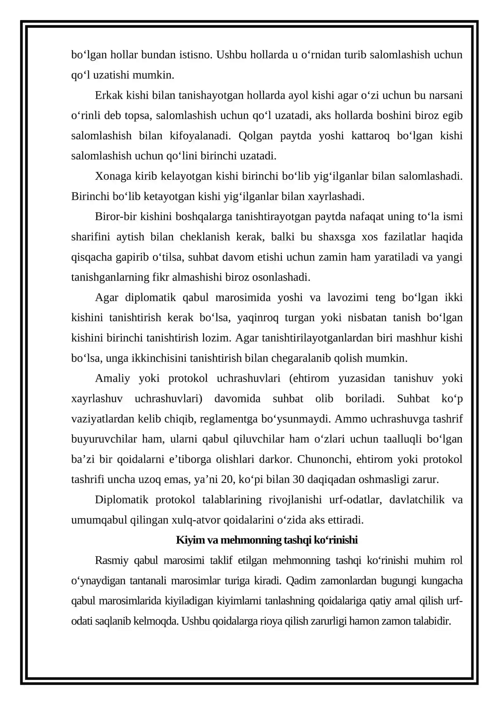 Diplomatik etiket 4