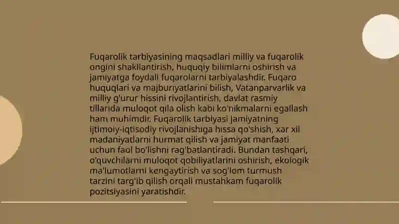 Fuqarolik tarbiyasi 4