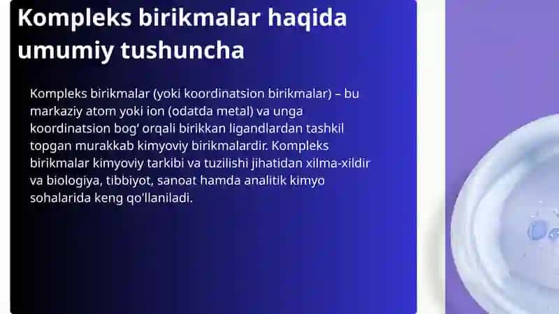 Kompleks birikmalar 4