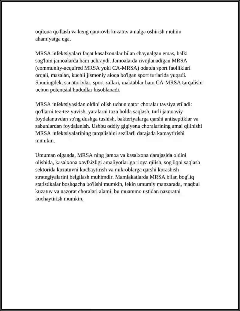 MRSA INFEKSIYASI 4