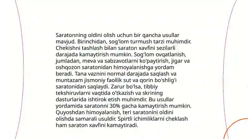 Saraton kasaliklari 4