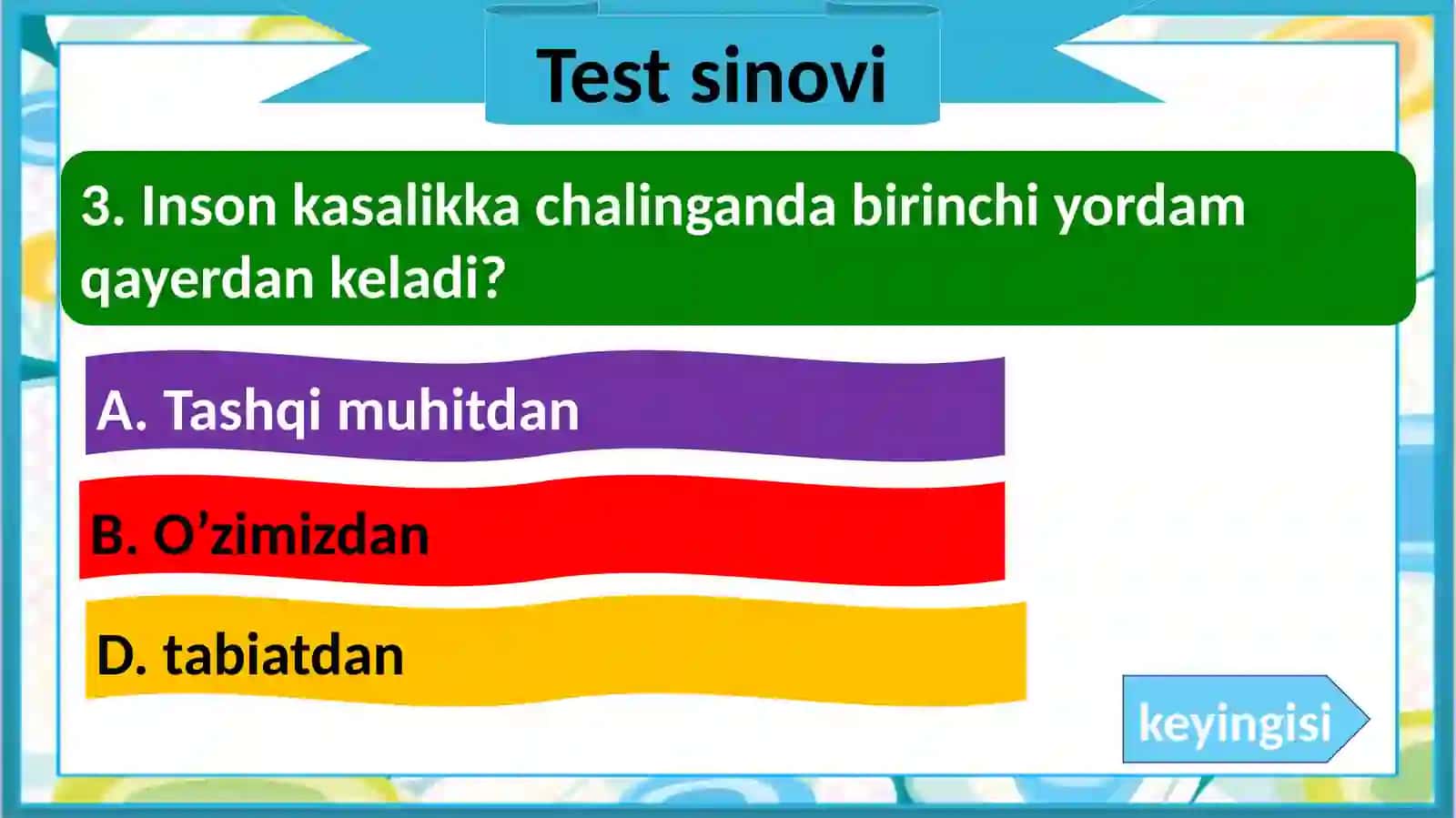 4-sinf tabiiy fan Virus nima 4