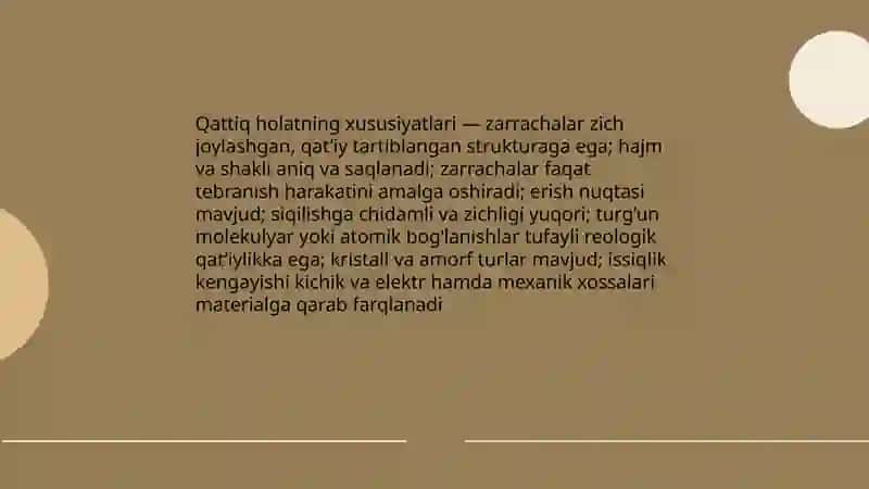 Moddaning agregat holatlari 4