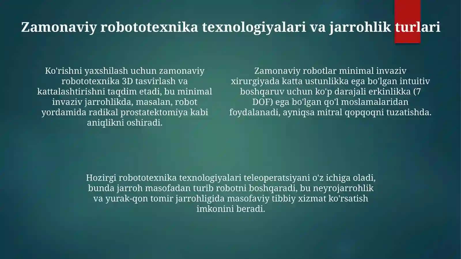 Xirurgiyada robototexnika 4
