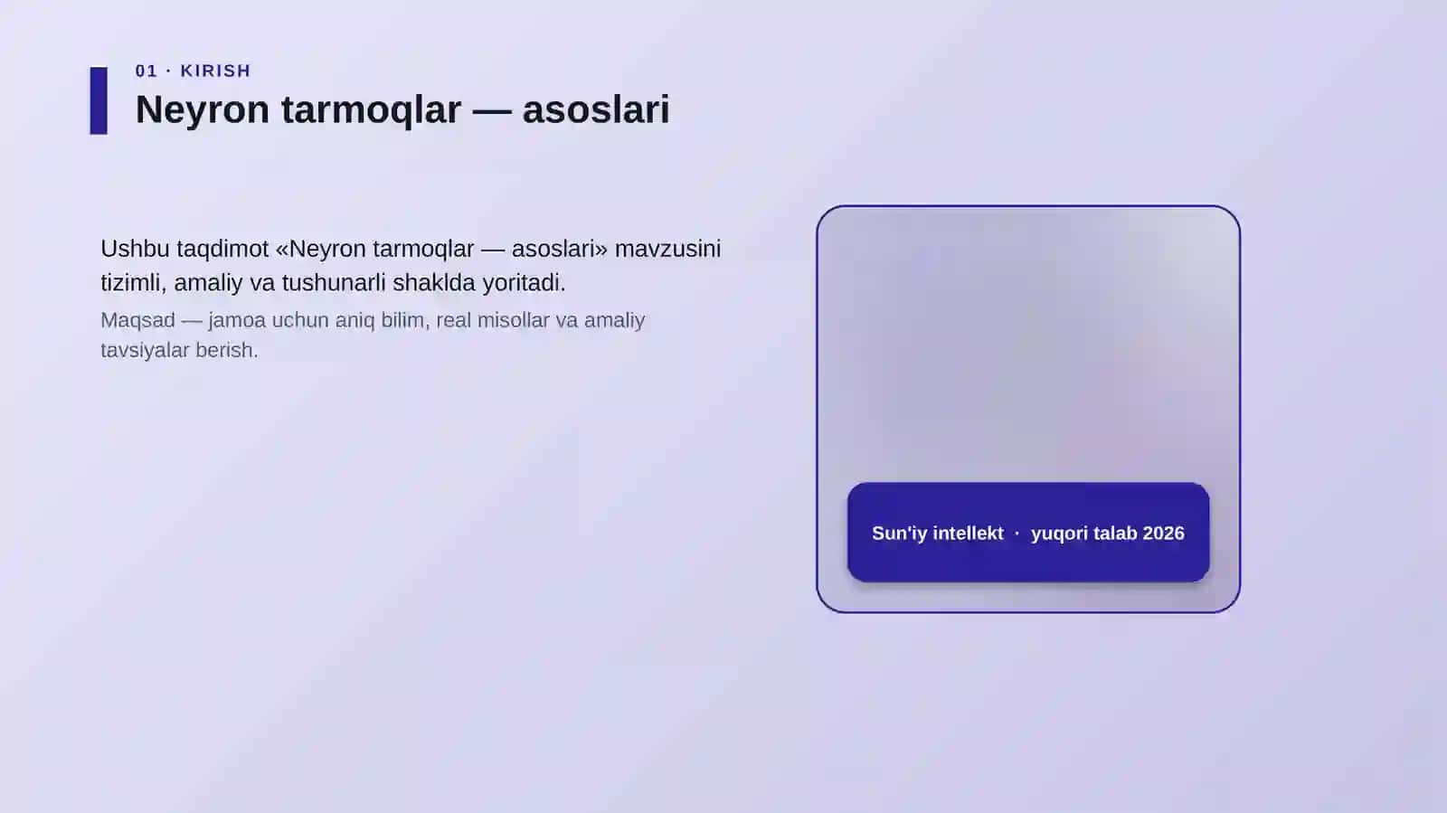 Neyron tarmoqlar — asoslari 4