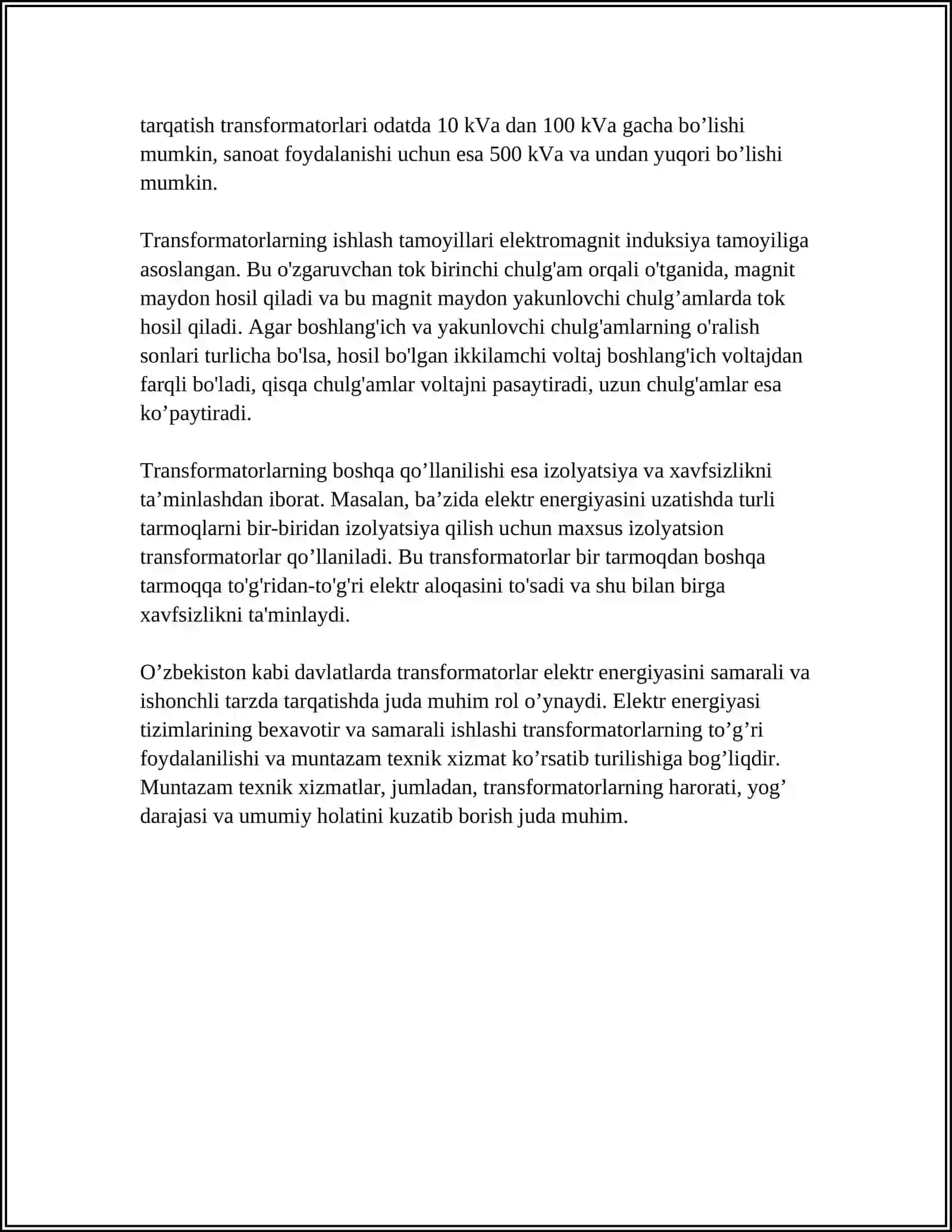 TRANSFORMATORLAR 4