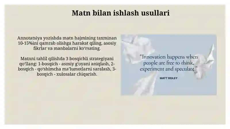 Kitob bilan ishlash 4