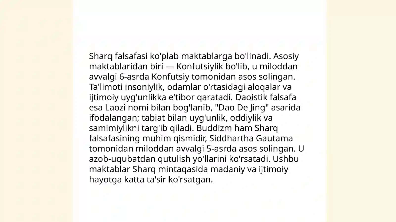 G'arb va sharq falsafasi 4