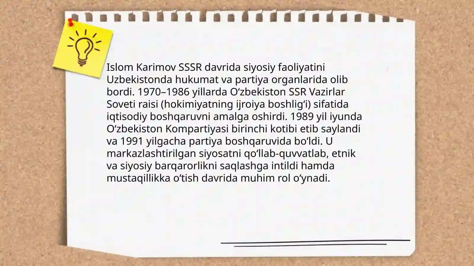 Islom Karimovning hayoti va ta'limi 4