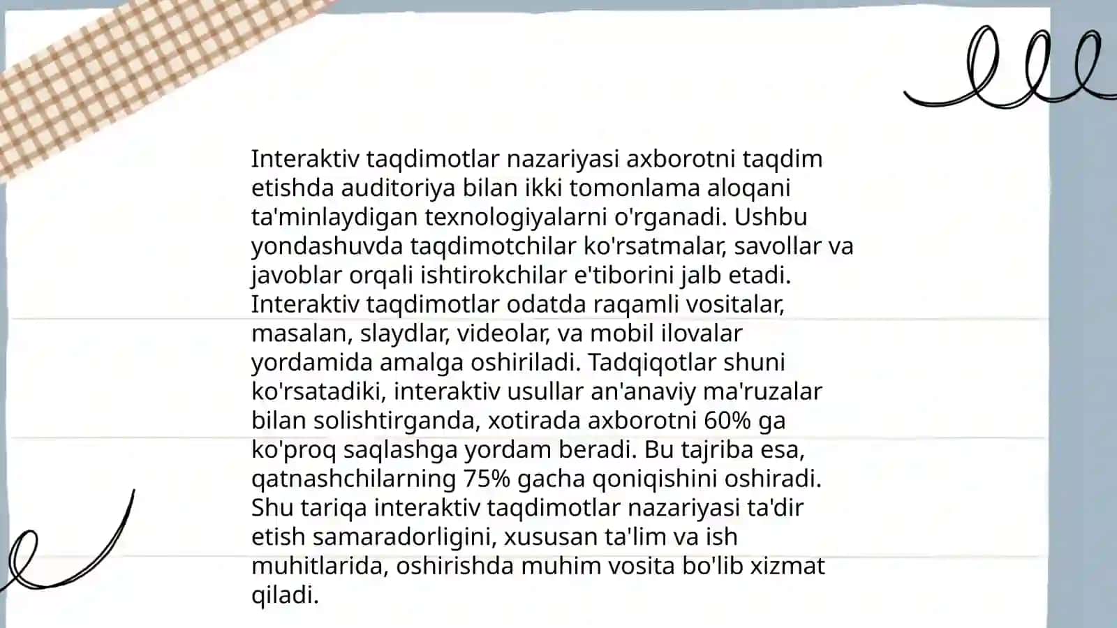 Interaktiv taqdimotlar yaratish 4