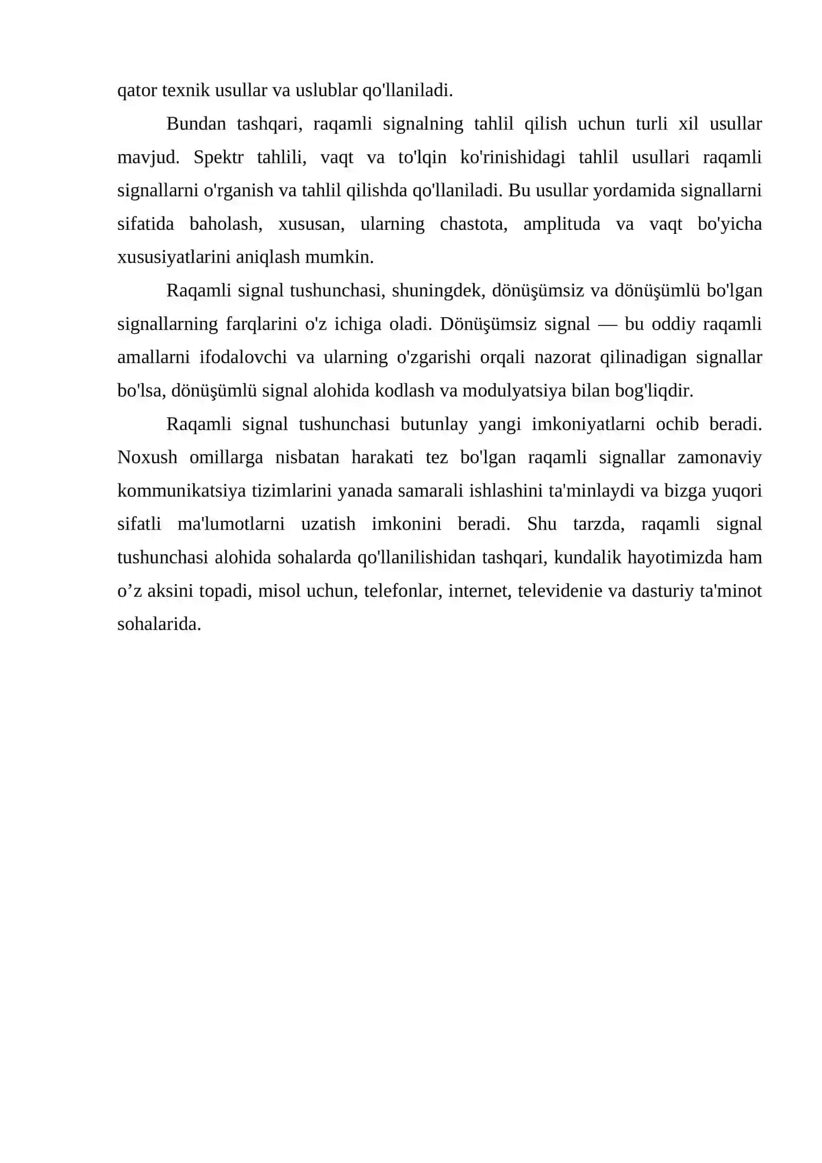 RAQAMLI SIGNAL TUSHUNCHASI 4