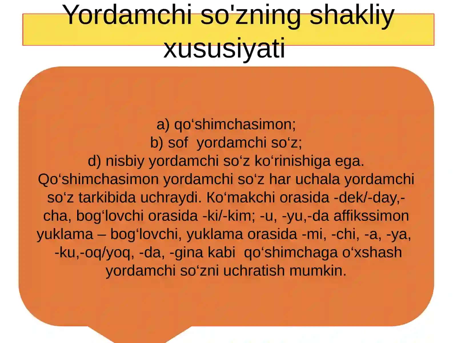 YORDAMCHI SO'ZLAR 4