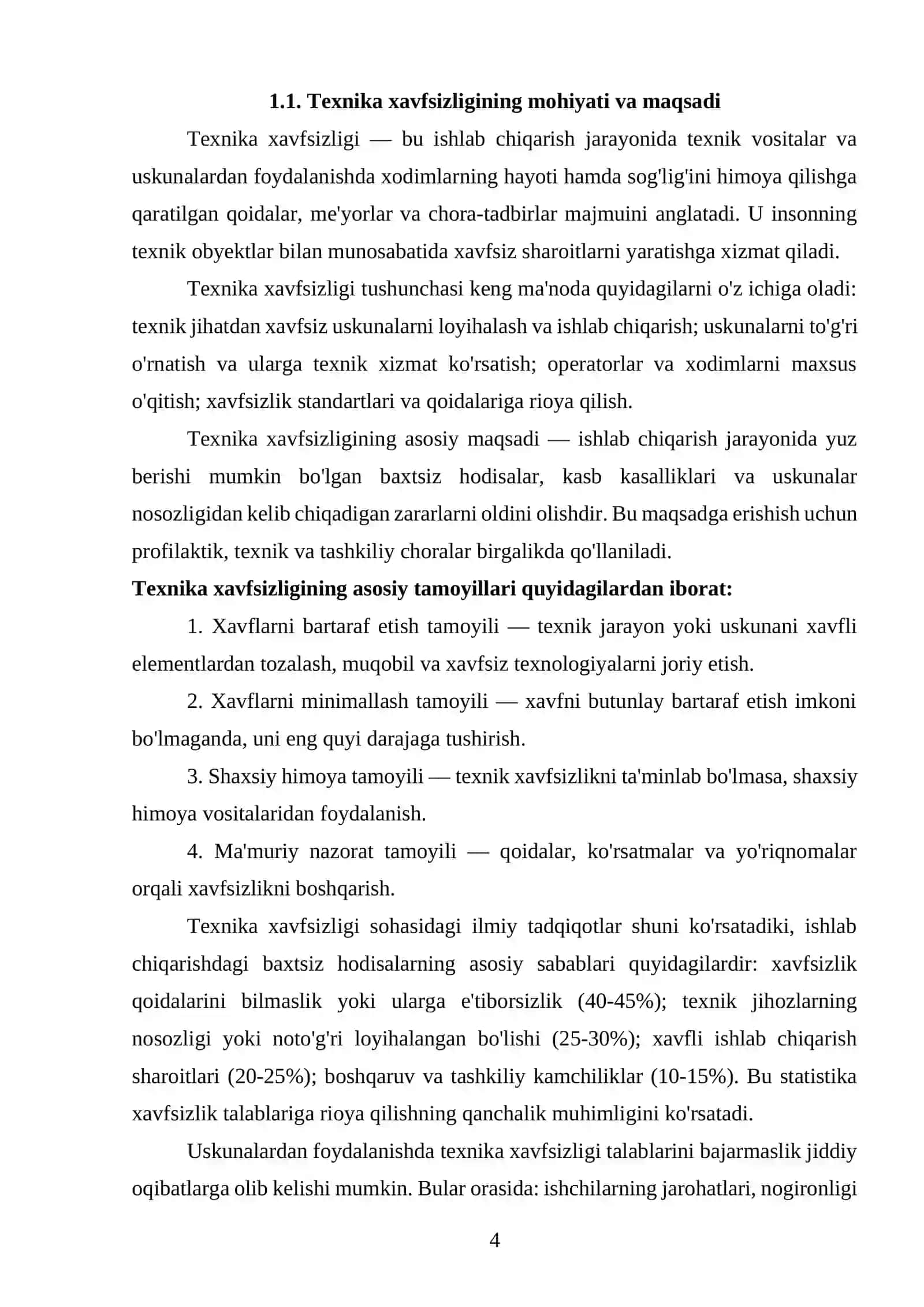 Uskunalardan foydalanishda texnika xavfsizligi talablari 4