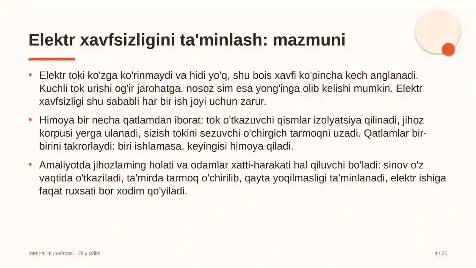 Robototexnikada elektr xavfsizligini ta'minlash 4